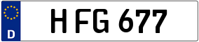 Truck License Plate